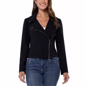 Matty M Ladies' Knit Moto Jacket  NEW